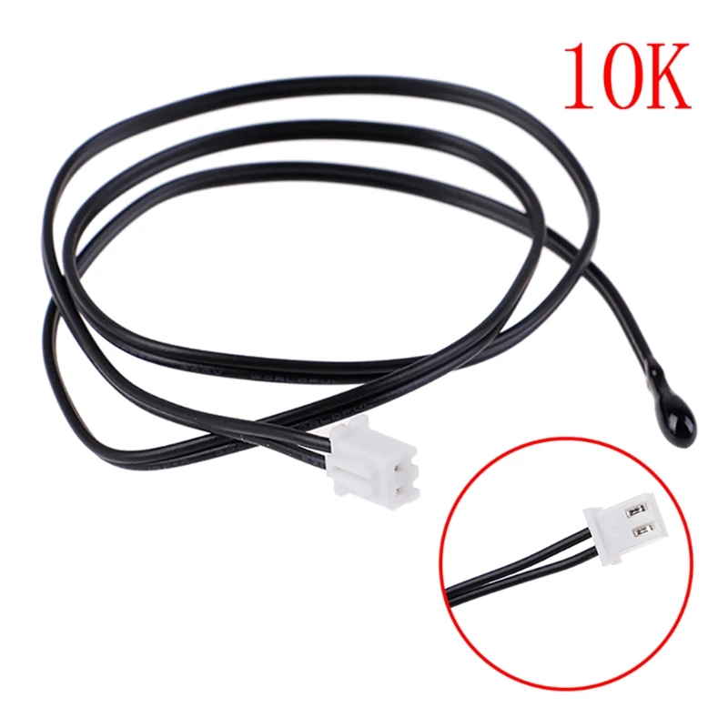 NTC 10K Thermistor Temperature Sensor Air Conditioning Temperature Sensor Water Drop Head Temperature Control Probe 10K