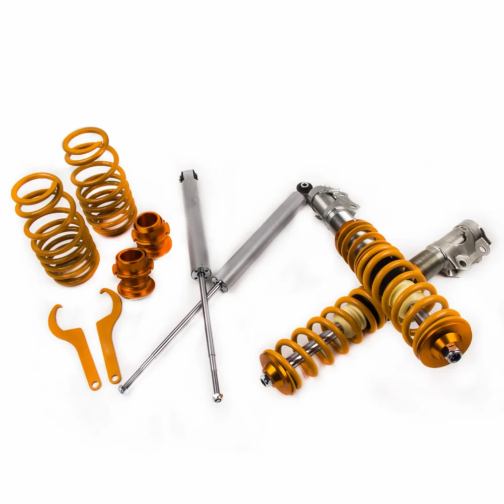 Coilover Suspension Lowering Kit for VW Lupo 6X1 6E1 1.6 GTi 99 Seat Arosa 6H FOR SEAT AROSA 1.4 TDI 1.7 SDi COIL SPRING