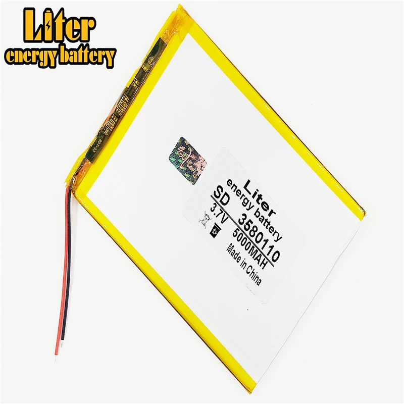 

3.7V,5000mAH (polymer lithium ion battery) Li-ion battery for tablet pc 7 inch 8 inch 9inch 3580110