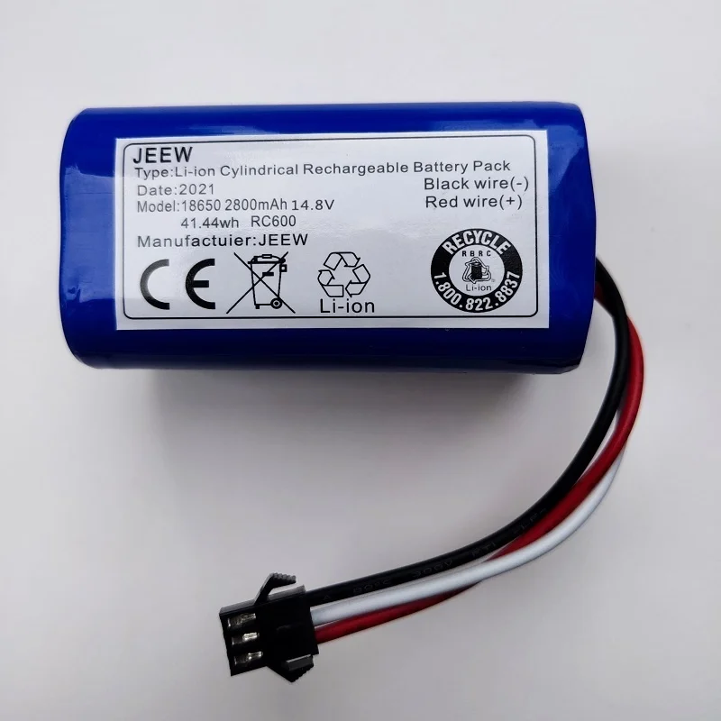 

New Battery for Neatsvor V392,Bleamn B-Q75 B-Q85,Deik MT820,KONKA KC-V1 HYUNDAI QC-XC3732 Cleaner 14.4V 2800mAh