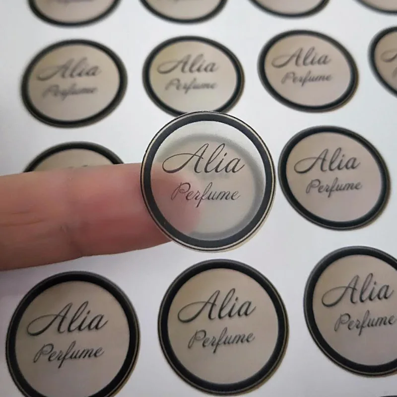 100Pcs custom sticker/wedding sticker/corporate logo transparent sticker/waterproof personalized sticker/kraft paper/