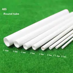 Assembly Model Details Modification Consumables Plastic Hollow Rod ABS Round Tube Length 10CM Diorama Model Kit Modeling