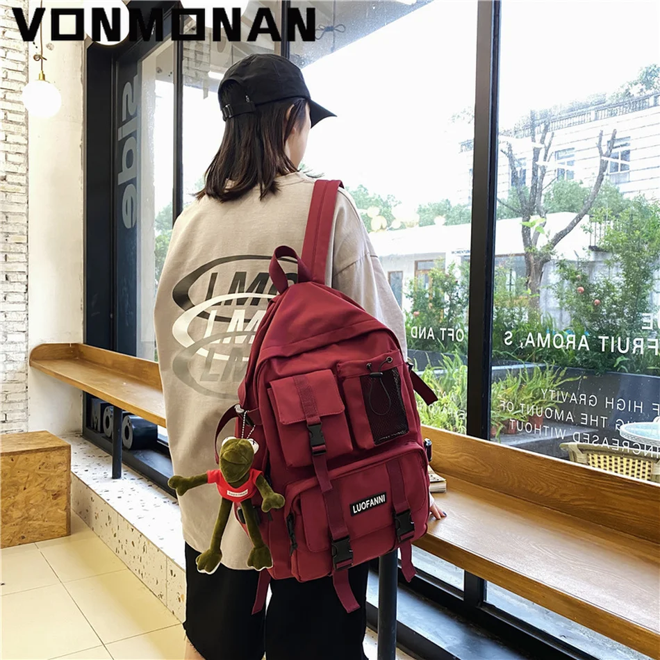 Women Boy Nylon Backpack Travel Mesh Female Student College School Bag Men Girl Cool Laptop Rucksack Male Fashion Book Bags Lady