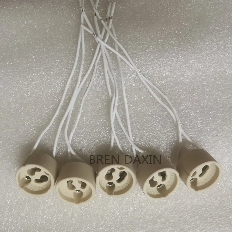 LED Strip Connector GU10 Socket for Halogen Ceramic Bulb Base Line Connector Lamp Base Down Light Track Light Indoor Lighting