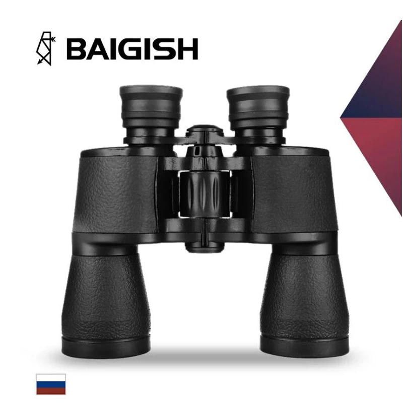 BAIGISH Telescope 20x50 HD Powerful Binoculars 3000m Long Range Military Spyglass Night Vision Gold Label Optical For Hunting