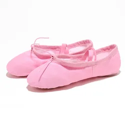 USHINE Cloth Head Yoga Slippers Gym Teacher Yoga Ballet Dance Shoes Girls Women Ballet Shoes Children Ballerina Big Size