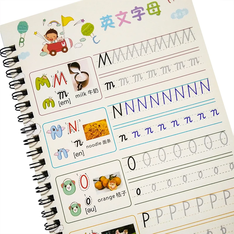 

English Copybook For Calligraphy Books For Kids Word Children's Book Handwriting Children writing Learning English Practice Book