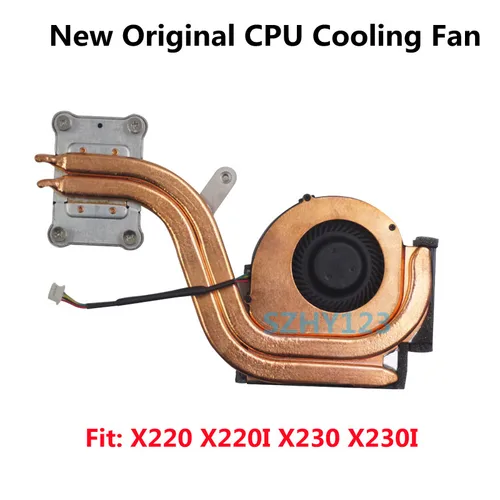 Imagen 2 del producto Disipador de calor de ventilador de refrigeración de CPU Original, nuevo, para Lenovo ThinkPad X230, X230i, X220, X220I, FRU:04W0435, 04W6921, 04W6922, 04W6923