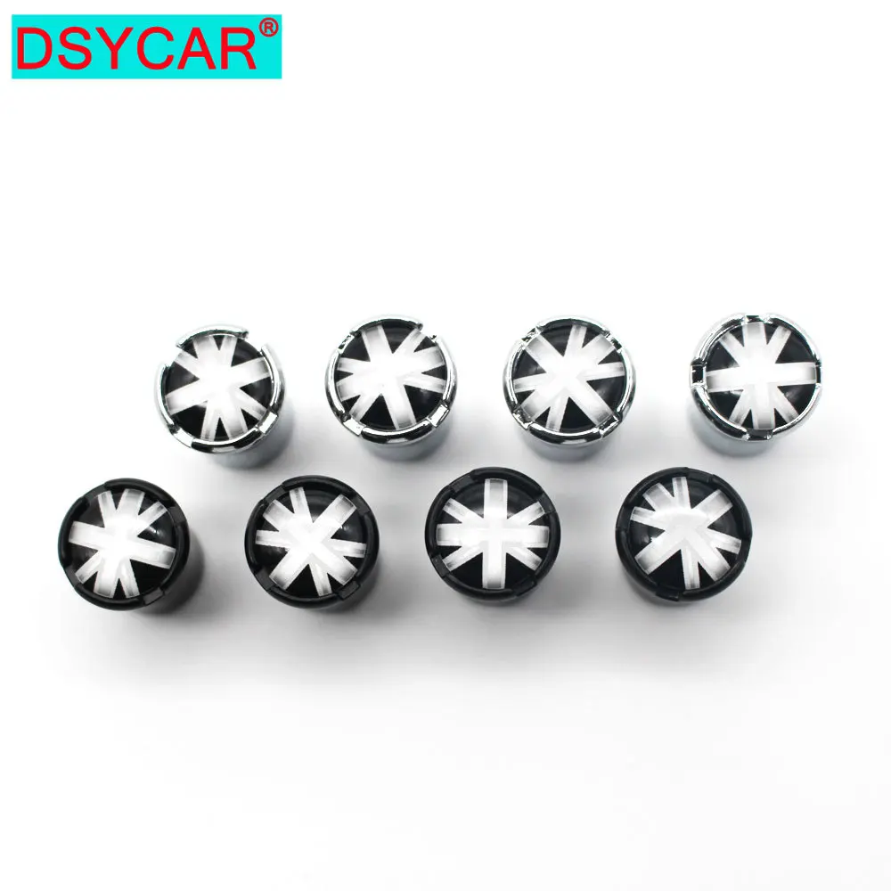 

DSYCAR 4Pcs/Set Car Styling Zinc Alloy Car Tire Valve Caps Wheel Tires Tire Stem Air Cap Airtight Covers