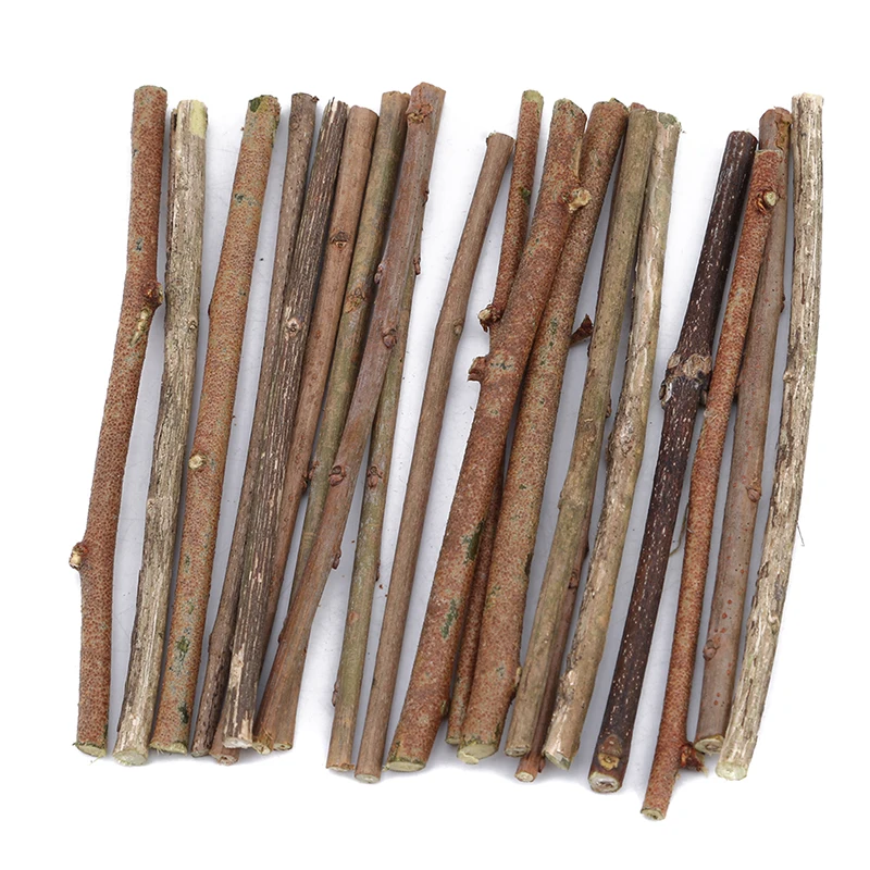 20pcs/set Original  Small Wooden Sticks Grocery  Branches Wooden Sticks DIY Materials For Garden Wedding Table Decoration