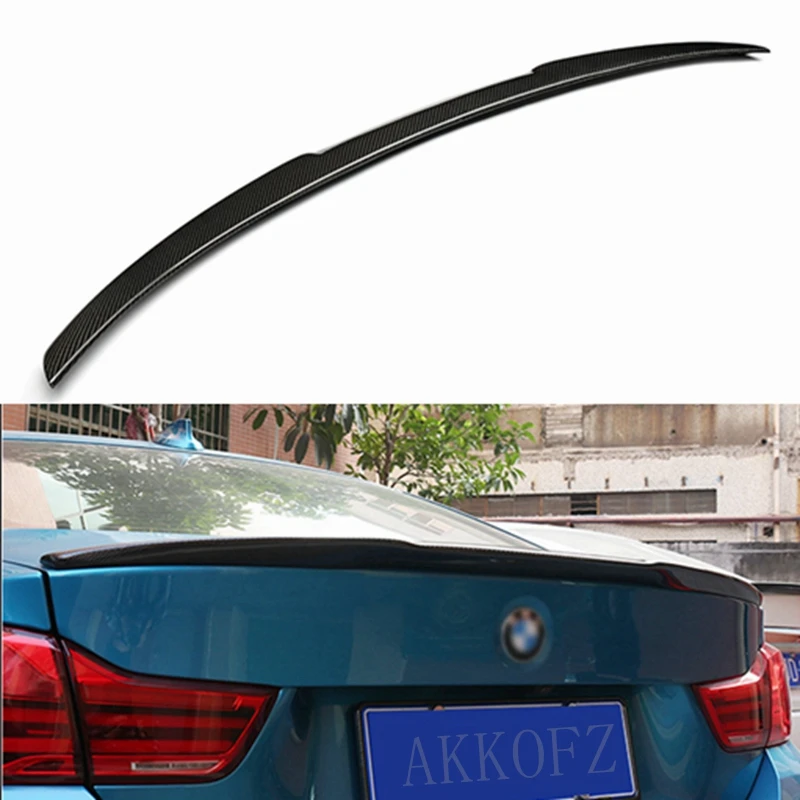 

For BMW F36 Spoiler Carbon Fiber 4 Series 4 Door Gran Coupe F36 F32 M4 style Spoiler 2014- UP 420i 420d 428i 435i