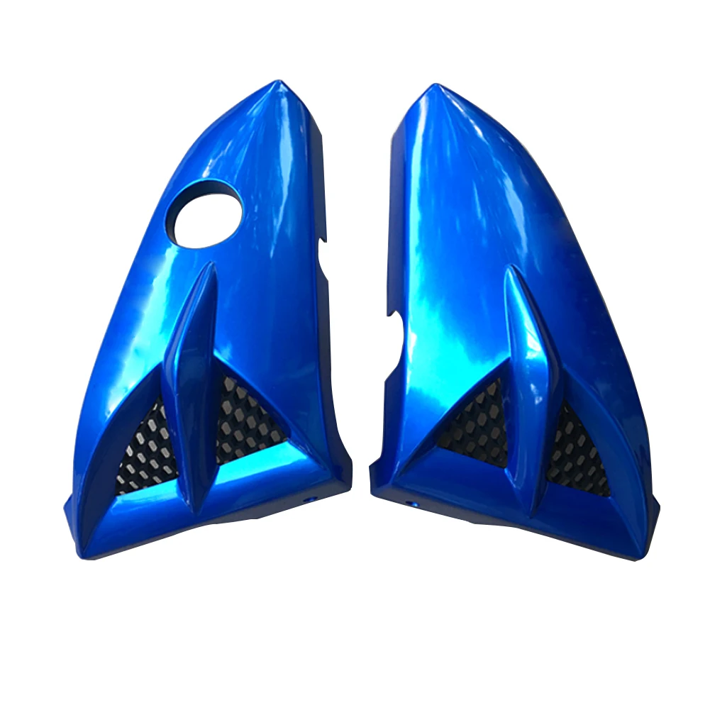 1 Pair Motorcycle Air Scoop Fuel Tank Shroud Cowling For YAMAHA YBR125  JYM125-2 YBR 125 G Fuel Tank Guard Plate Red Blue Black