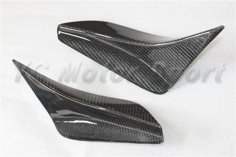 Car Accessories Carbon Fiber AM Style Front Bumper Canard Only Fit For 2008-2010 R35 GTR CBA OEM Front Bumper Canard