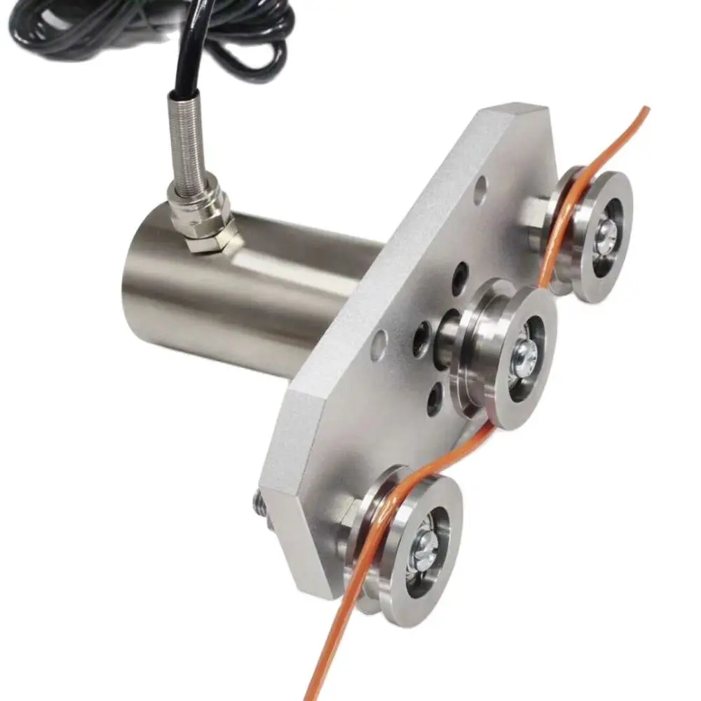 Imagem -03 - Sensor de Tensão da Polia com Três Polias 10 20 30 50 100kg para Medição de Tensão de Várias Fibras Ópticas Fios