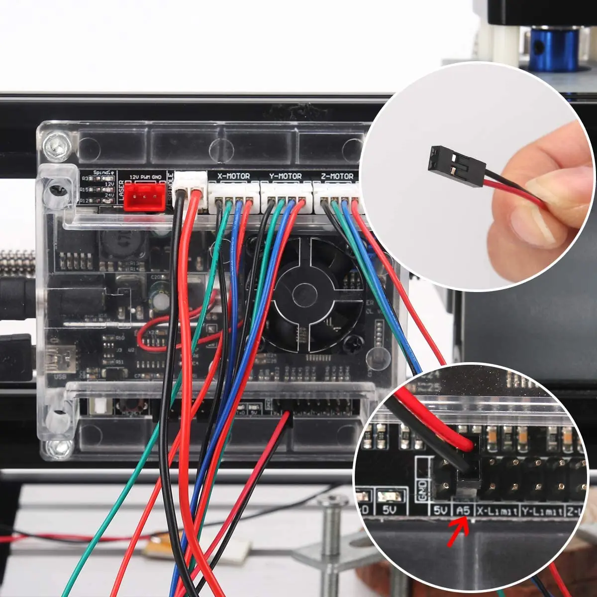 Grbl Mach3 CNC Z-Axis Router Mill Touch Plate Mach3 Tool Setting Probe Milling Tool for CNC DIY Engraving Machine