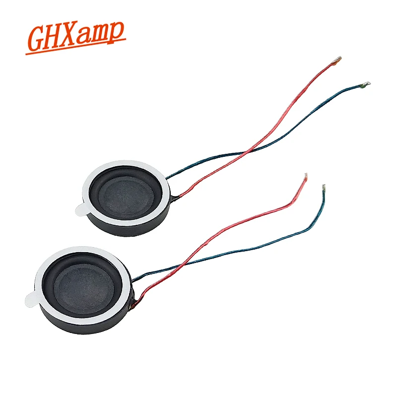 GHXAMP 20mm Mini głośnik 4Ohm 2W Multimedialny wewnętrzny głośnik magnetyczny Cmposite Film Repair Małe części audio 630Hz-20KHz