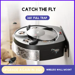 JOYLOVE Fly Trap Automatic Fan Blade Wireless Fly-killing Lamp Restaurant Indoor Wall-mounted Trap Fly Trap Artifact