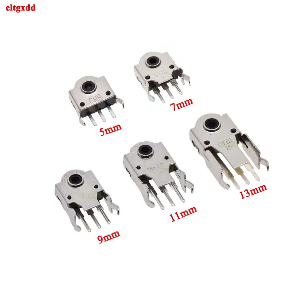 10Pcs 5MM 7MM 9MM 11MM 13MM Mouse Encoder 11mm Wheel Decoder Mouse Switch Connector H-5MM H-7 H-9 H-11 H-13 MM Repair Roller Hot