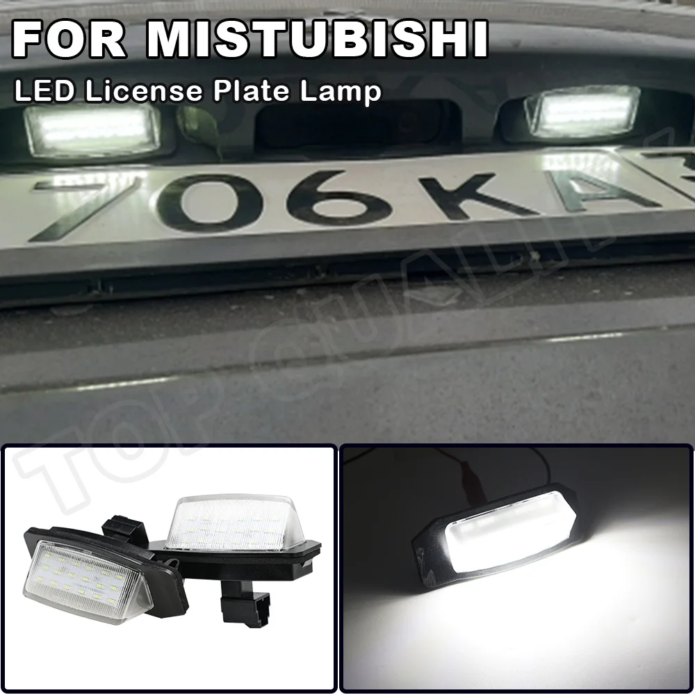 

Светильник для номерного знака, светодиодная, 2 шт., для Mitsubishi Outlander XL(CW) 2006-2012, Lancer Sportback, Peugeot 4007, Citroen C-Crosser