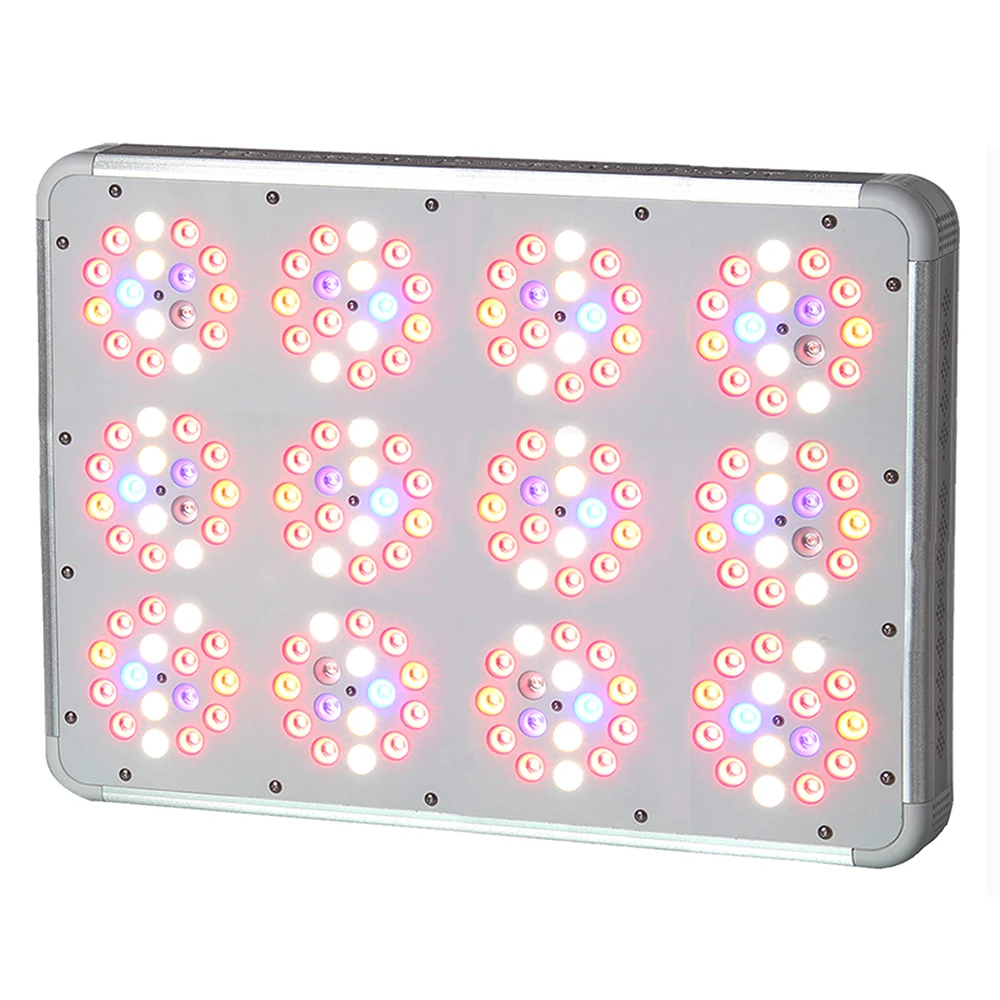 Apollo 12 Full Spectrum 1500W 10bands LED Grow light with 5W led lights For Indoor Plants Hydroponic System High Efficiency