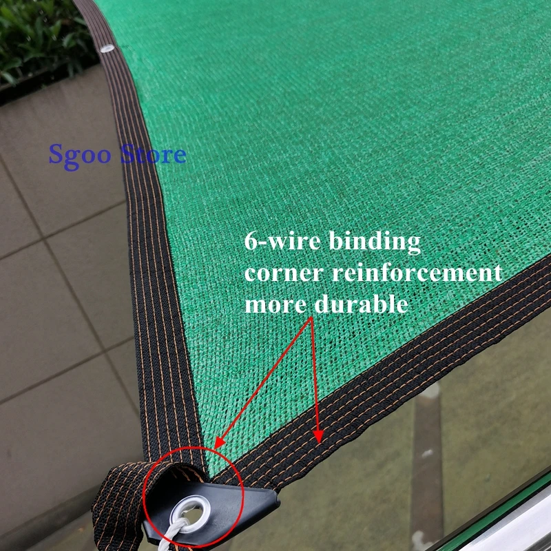Anty-uv HDPE zielona słońce siatka zacieniająca outdoorowa z daszkiem netto ogród schronienie baldachim sukulenta altanka balkon siatka