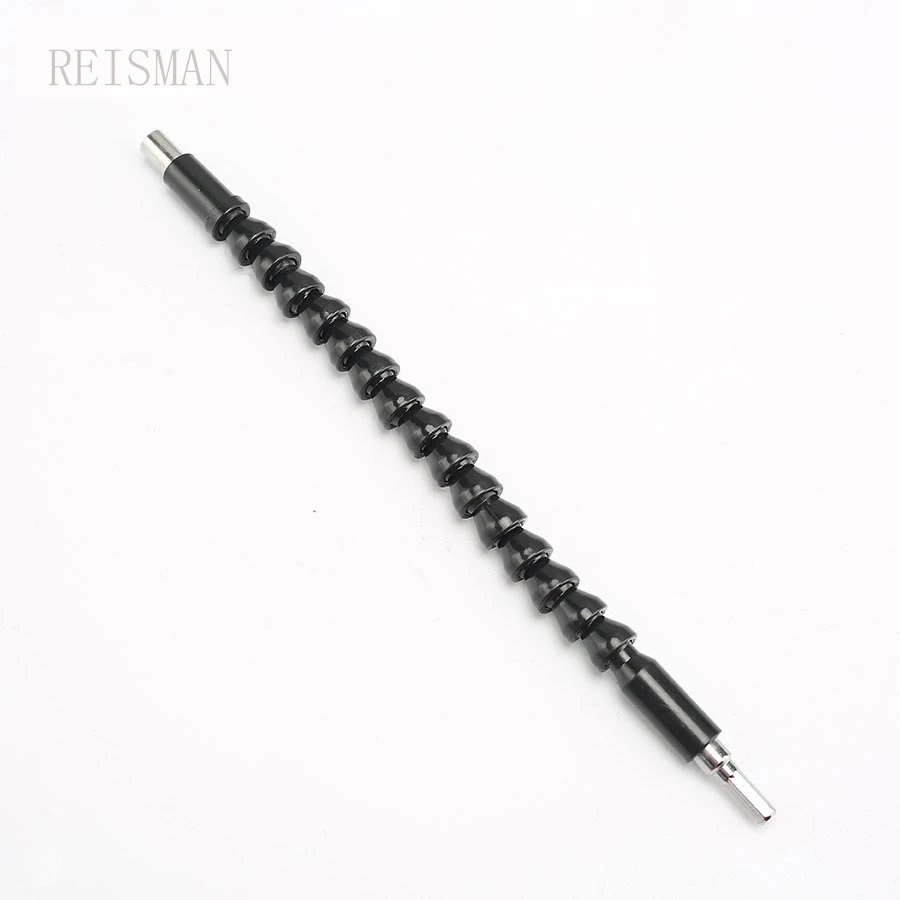 Nuovo foraggio flessibile da 295mm Arbre Electronique Forage Noir Arbre punte flessibili estensione Tournevis Bit Holder Lien comunicatore