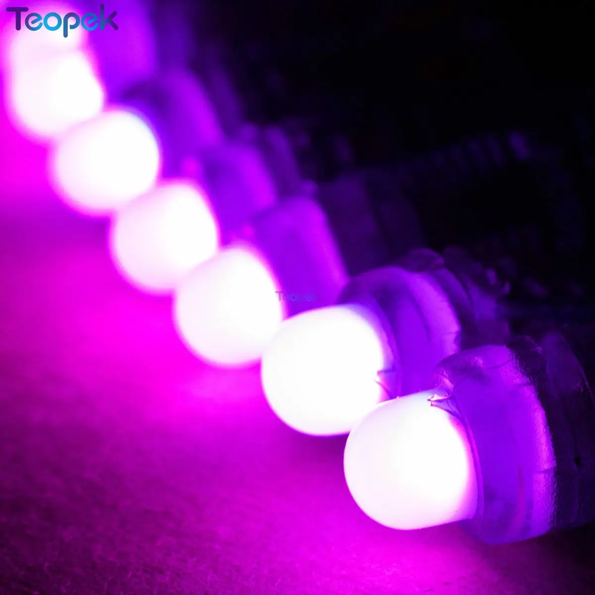 Imagem -03 - Diodo Emissor de Luz do Pixel da Cor Cheia Módulo dc Ip68 5v Entrada Rgb Cor à Prova d Água 2811 ic Digital Led Natal Luz 500 Pcs 12 mm Ws2811