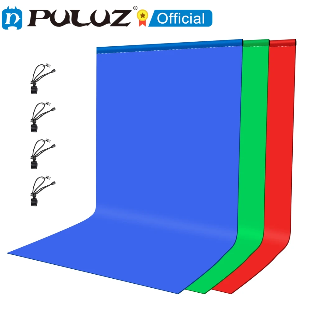 PULUZ 3m x 2m 2m x 2m 1m x 2m Photography Background 120g Thickness Photo Studio Background Cloth Backdrop