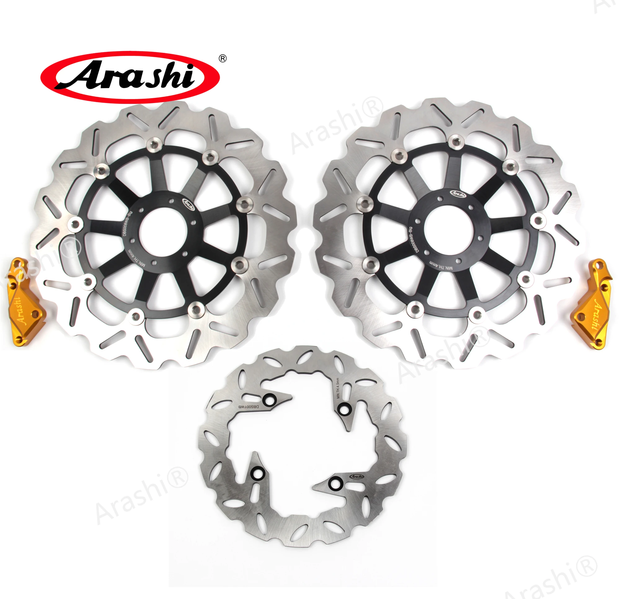 

ARASHI CB400 Brake Disc For HONDA CB 400 VTEC 1999-2005 2006 2007 2008 2009 2010 2011 2012 2013 2014 2015 Front Rear Brake Rotor