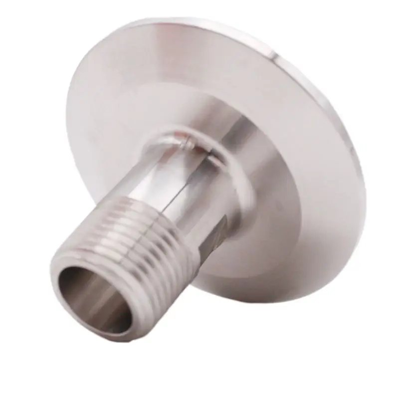2 "ثلاثي المشبك x 1/2" MPT 64 مللي متر OD SS 304 الأجهزة الصحية البيرة ، البيرة البرسيم المناسب