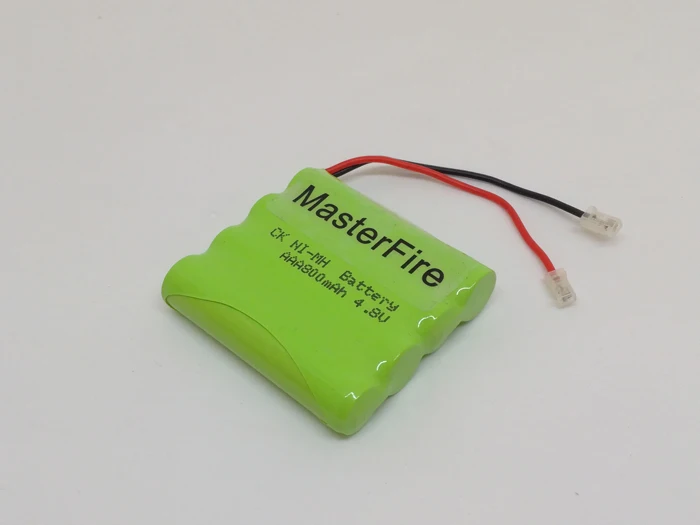 MasterFire-placa de circuito de batería Ni-MH, 4,8 V, 4x AAA, 800MAh, equipo médico, juguetes, baterías NIMH recargables, paquete de celdas con enchufe