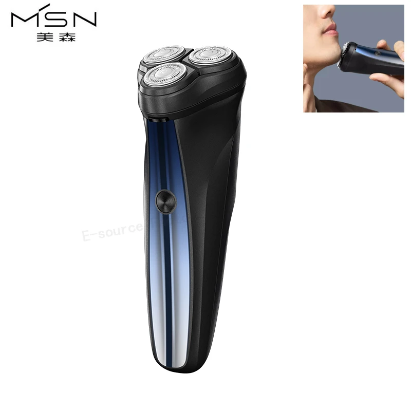 Youpin MSN ماكينة حلاقة كهربائية ثلاثية الأبعاد العائمة القاطع نوع-C شحن المنبثقة القاطع غطاء رأس المحمولة مقاوم للماء الحلاقة