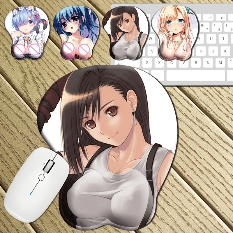 Creativo Giapponese Del Fumetto Del Anime 3D Sexy Mouse Pad Braccialetti In Silicone Mousepad WXTB