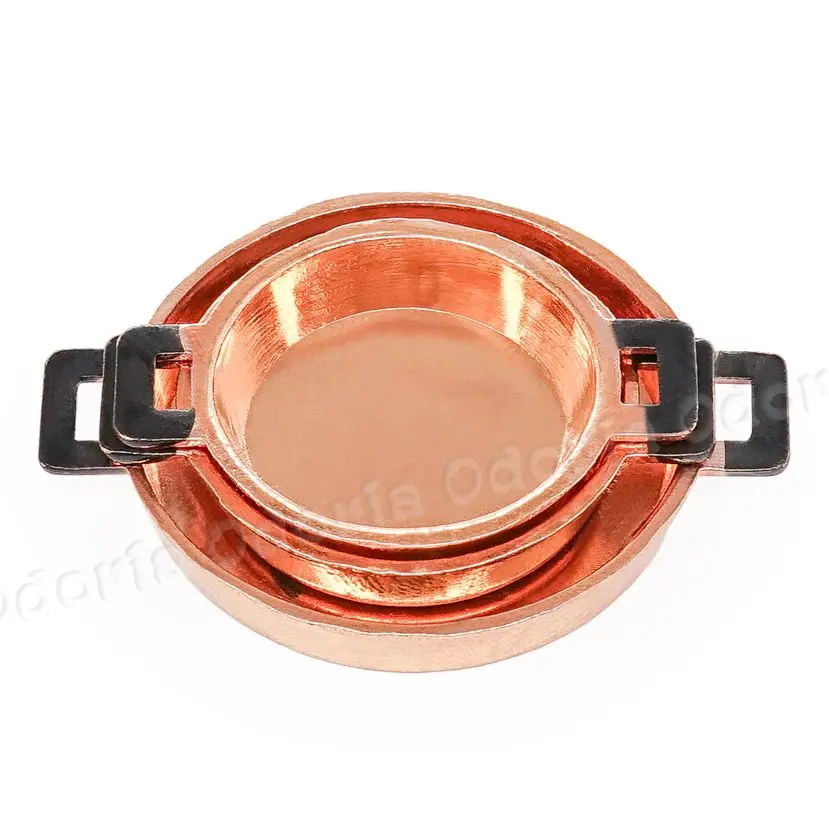 Odoria 1:12 Miniature 3PCS Tarte Tatin Pan Kitchenware Cookware Kitchen Set Dollhouse Accessories Doll House Decoration