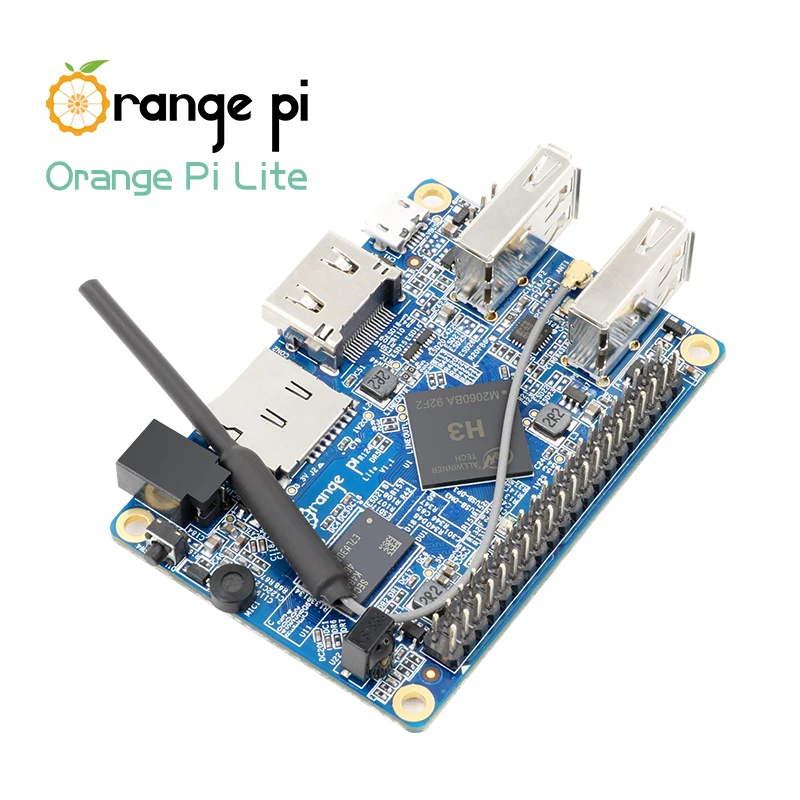 Laranja pi lite 1gb + fonte de alimentação, usa allwinner h3 soc, executar android 4.4, ubuntu, debian imagem