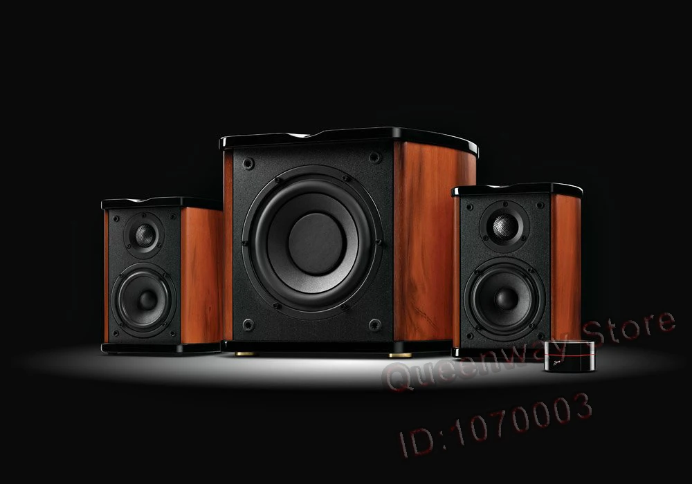 Swans HiViM50W 2.1 Powered Bookshelf Speaker M50WS 3 Bass-midrange M-50WSUB One-way vented active subwoofer 6.5 subwoofer