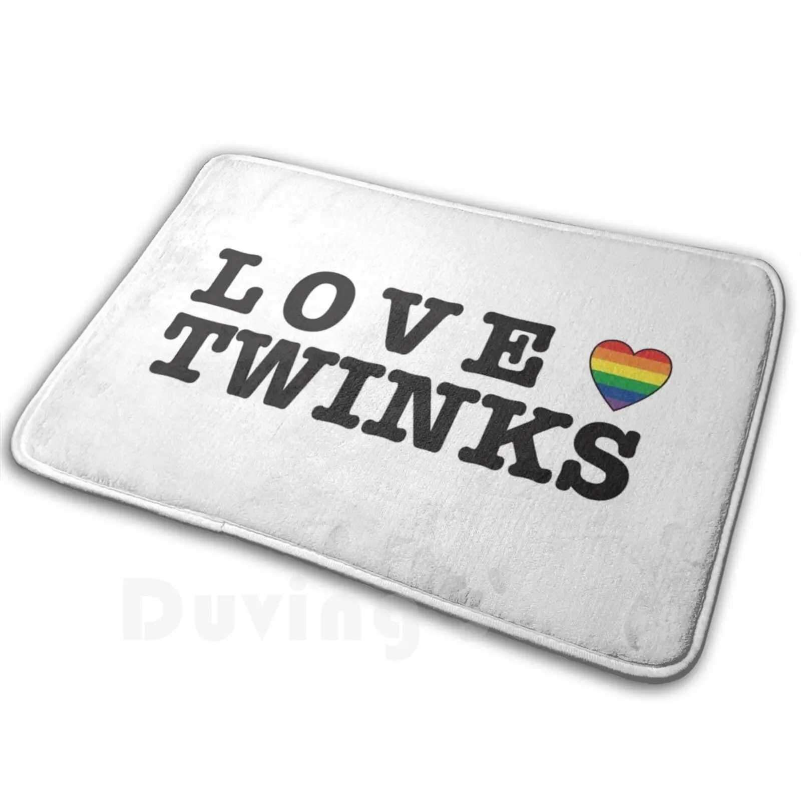 Love Twinks Soft Non-Slip Mat Rug 1738 Carpet Cushion Pride Bear Twinks Pride Bear Pride Young