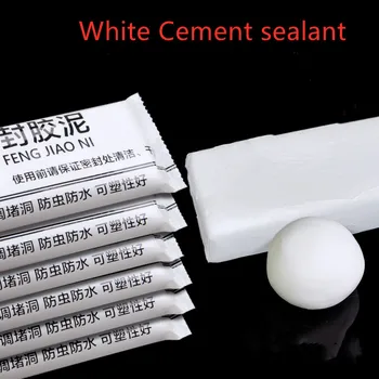 가정용 에어컨 구멍 씰링 시멘트 플라스틱 방수 벽 구멍, 하수구 씰링 진흙 실란트 장식 용품, 1PC