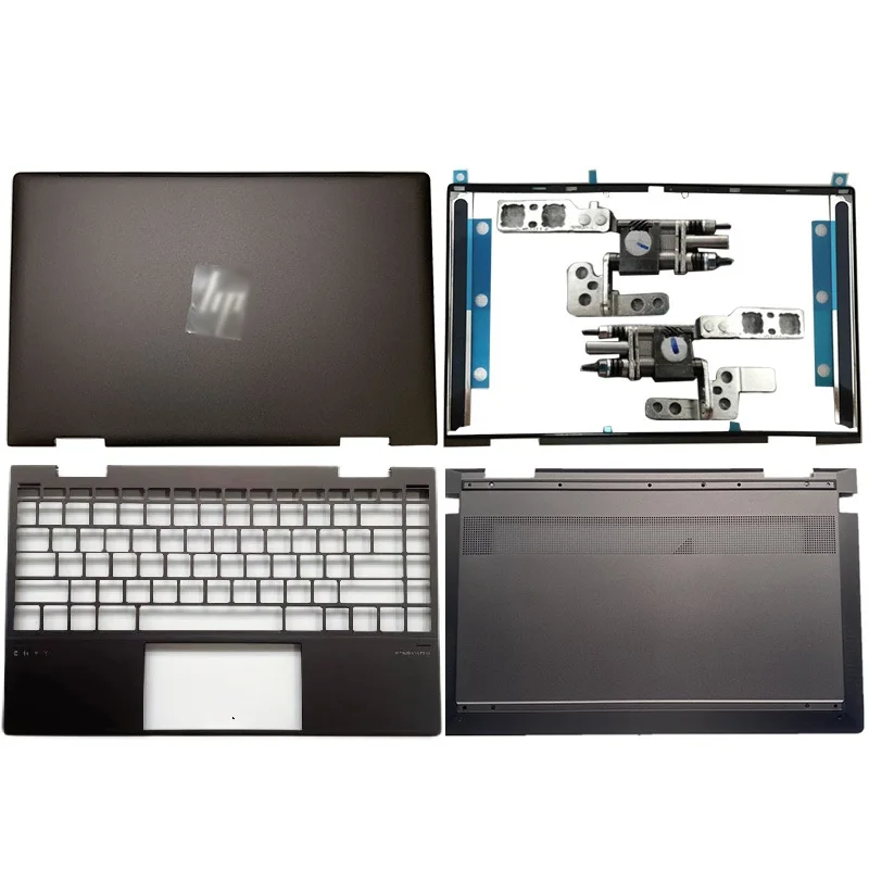 NEW For HP ENVY X360 13-AY TPN-C147 Computer Case L94498-001 Laptop LCD Back Cover/Front Bezel/Hinges/Palmrest/Bottom Case