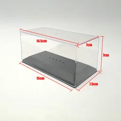 1/43 Model Car Acrylic Case Display Boxes Transparent Dustproof IXO Plastic Clear Stand Gifts 15cm