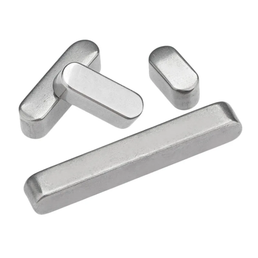 10 قطعة 3 مللي متر-5 مللي متر انتهت الجولة ريشة مفتاح محرك رمح مواز Keysteel الفولاذ الصلب A2