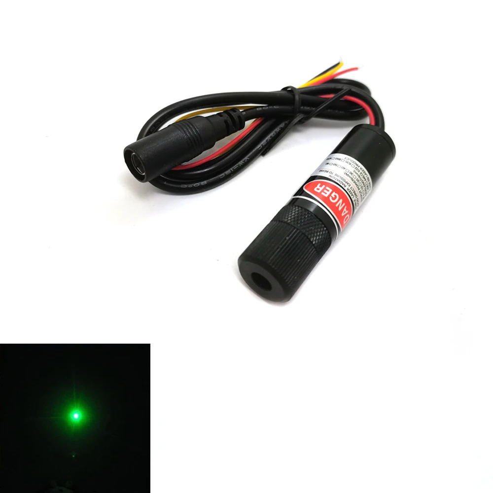 

520nm 1mW 5mW 10mW 20mW Green Dot Laser Diode Module TTL Signal Modulation Adjustable