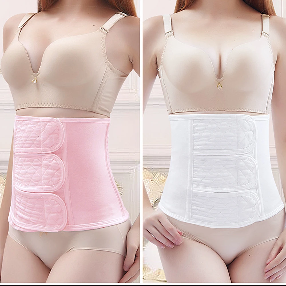 

Pregnant Women Postpartum Cotton Abdomen with Breathable Gauze Corset Belt Caearean Section Restraint Belt