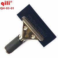 Qili QH-03-01 Stainless Squeegee Rubber Scraper Squeegee Car with Imported Squeegee Blade