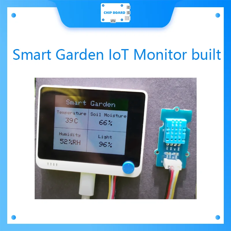 

Умный садовый монитор IoT со встроенным терминалом Wio