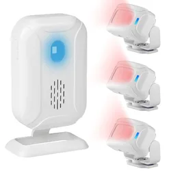 Wireless Home Security Chime com Sensor de Movimento Infravermelho, Detector de Entrada, Alarme para Loja e Loja, Commercial Welcome Chime, 36 Ringtone