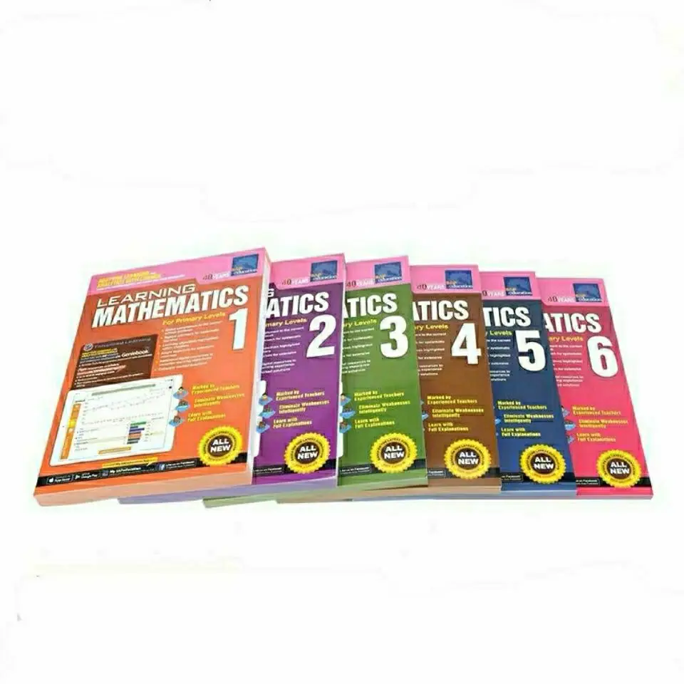 

Fascicle SAP Learning Mathematics Book Grade 1-6 Children Learn Math Books Singapore Primary School Mathematics Textbook