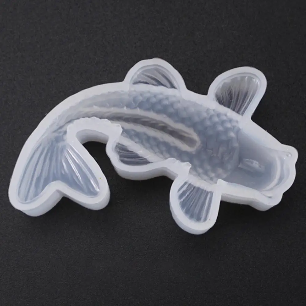 

DIY 3D Koi Fish Carp Mold Plastic Jelly Handmade Sugarcraft Mold Cake Pudding Chocolate Mould Baking Tool