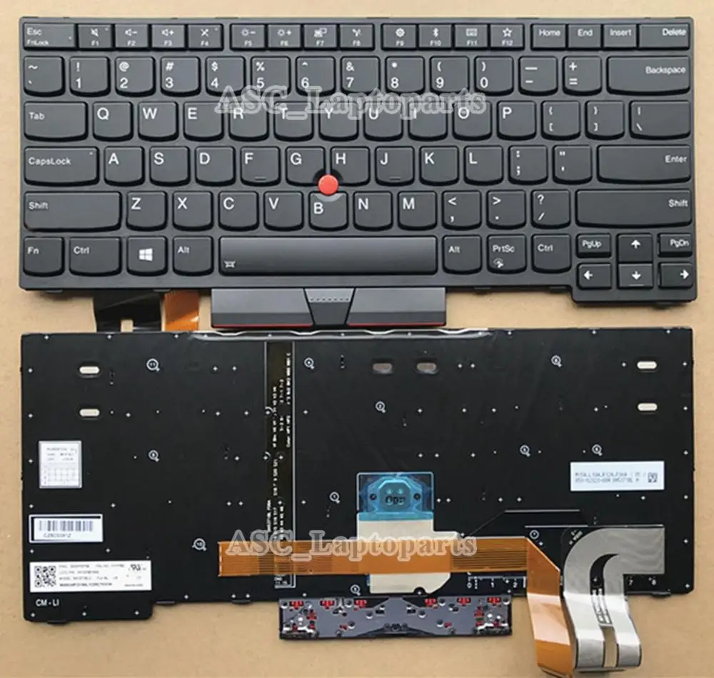 Imagem -02 - Teclado Qwerty Inglês dos Eua para Lenovo Thinkpad T14 Gen 2023 20ud 20ue 20s0 20s1 T14 Gen 2023 20w0 20w1 Retroiluminado Novo