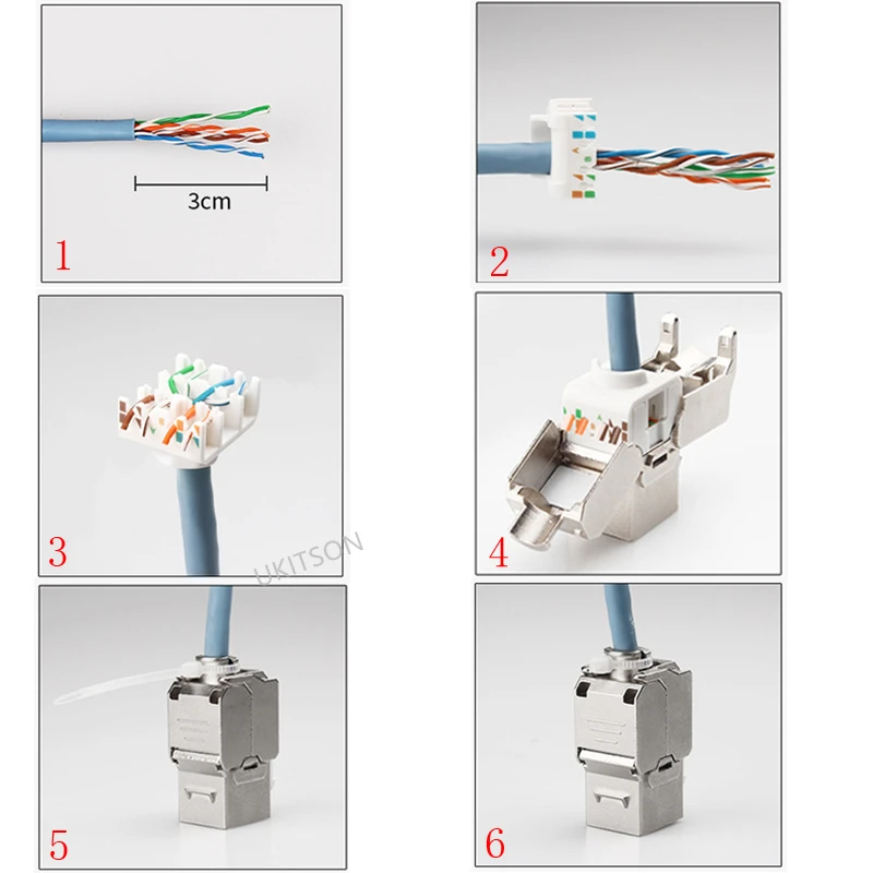 1 Socket CAT6A RJ45 Wall Panel CAT.6A 10GB Ethernet Plug LAN Interface 86x86mm In White For Office School Hotel Network